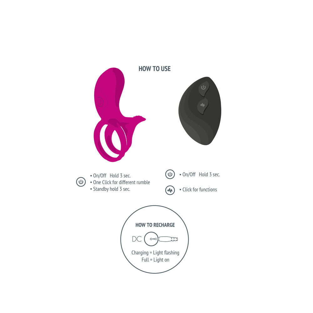 Xocoon Couples Vibrating Stimulator Ring