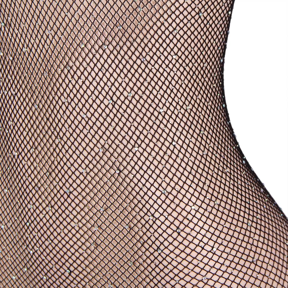 YesX YX864Q Fishnet Sparkly Bodystocking - 3XL/5XL