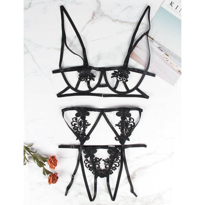 YesX YX867 3 Piece Bra Set