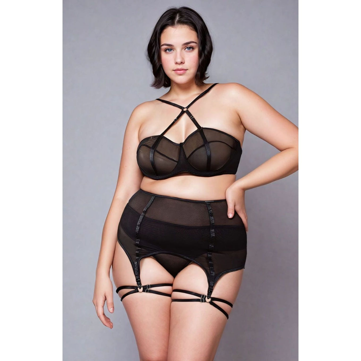 YesX YX868Q Three Piece Bra Set