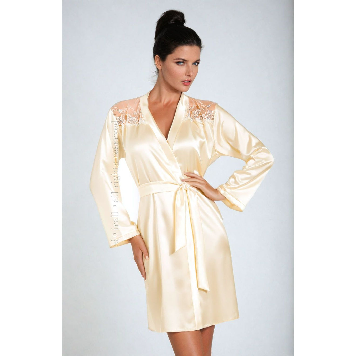 Irall Daphne Dressing Gown Cream