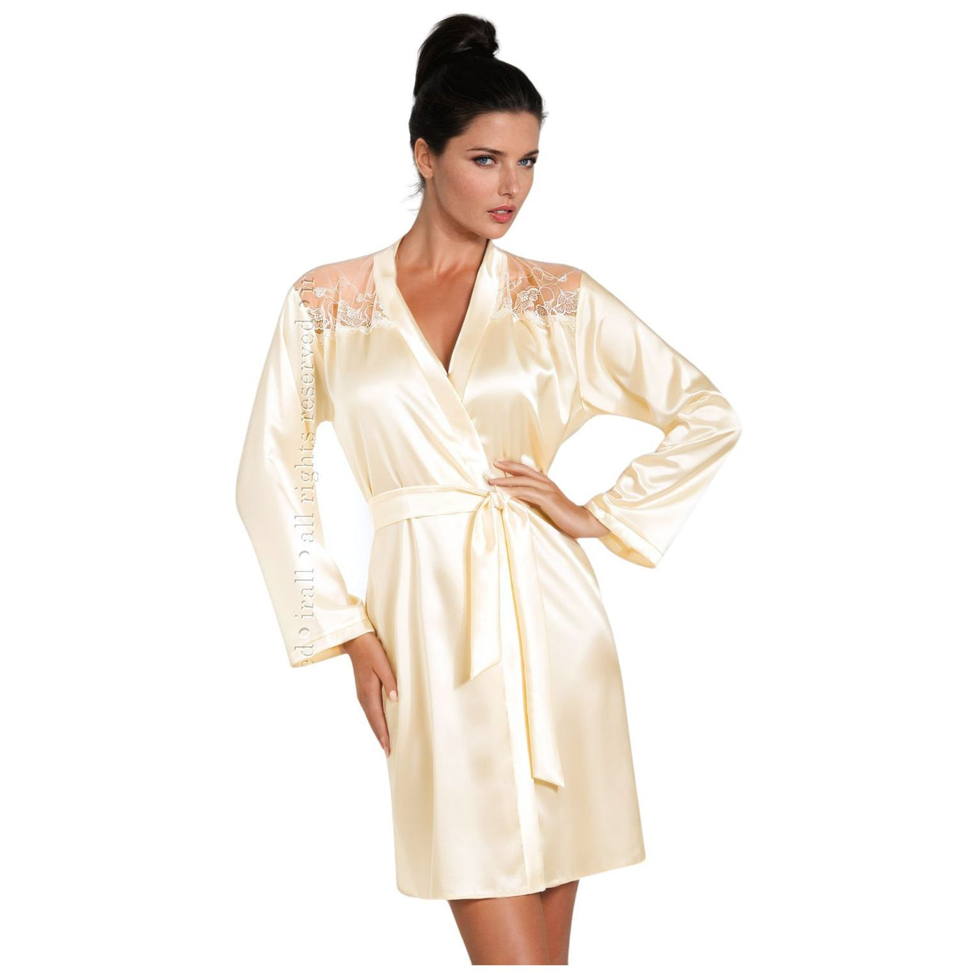 Irall Daphne Dressing Gown Cream