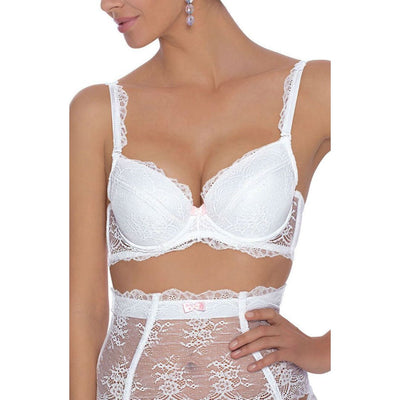 Roza Ambre Push Up Bra - White