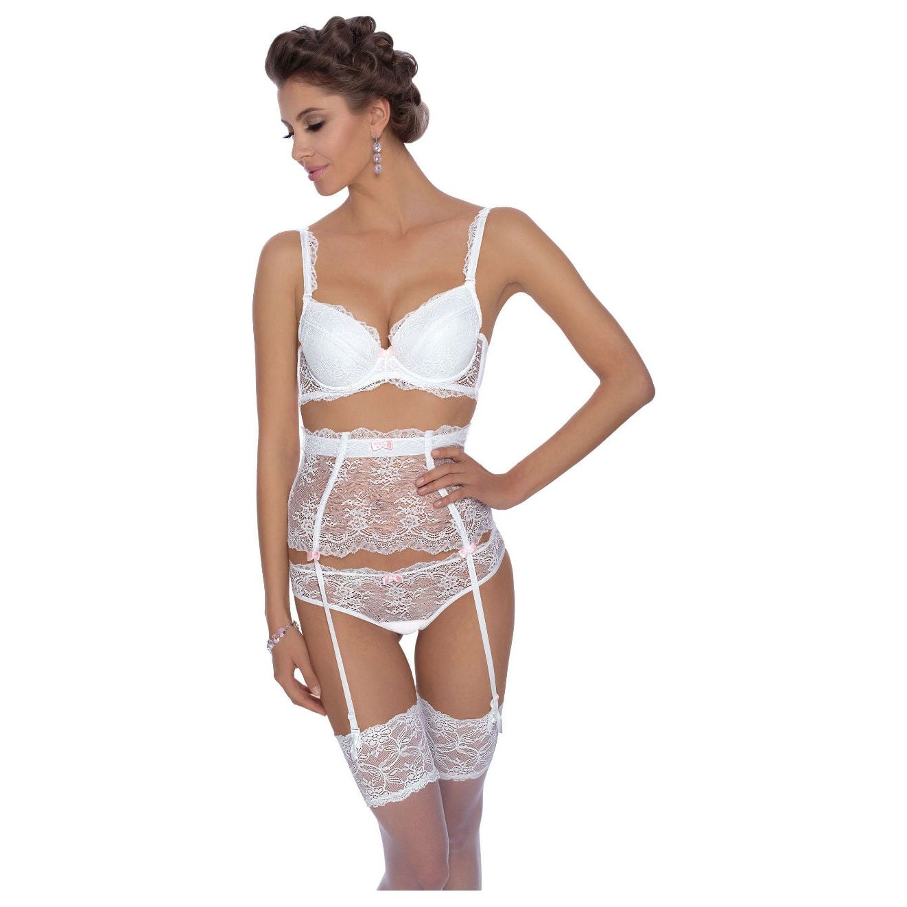 Roza Ambre Brief - White