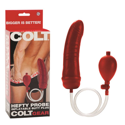 COLT-Hefty-Probe-Inflatable-Butt-Plug-Red