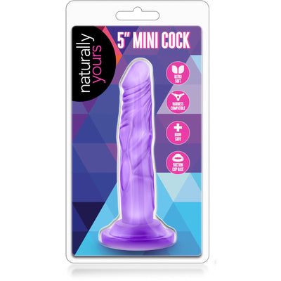 Beginners Suction Cup Dildo 5 Inch Purple