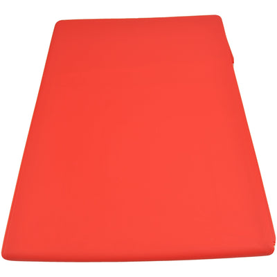 Bound to Please PVC Bed Sheet One Size Red