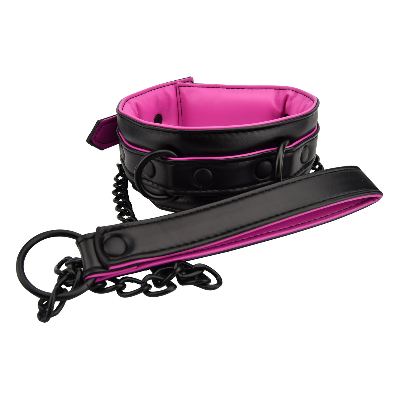 bound-to-please-pink-black-bondage-collar-leash