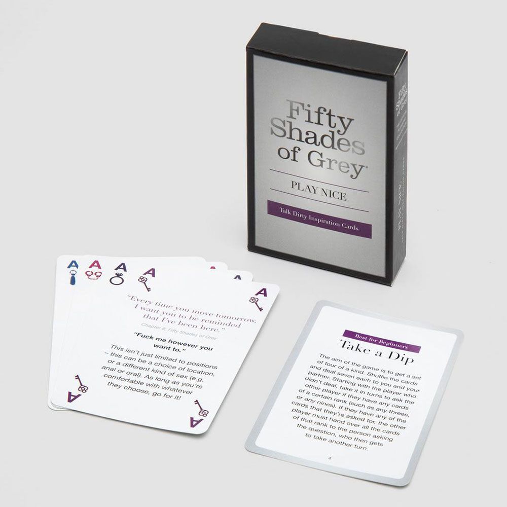 Fifty Shades of Grey Play Nice Talk Dirty Card Game