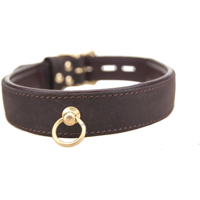 BOUND Nubuck Leather Choker with 'O' Ring