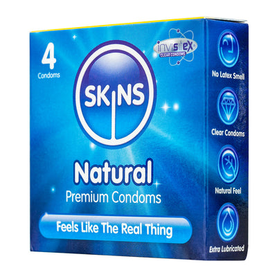 Skins Condoms Natural 4 Pack